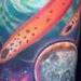 Tattoos - galaxy universe space intergalactic planets asteroid tattoo - 80861